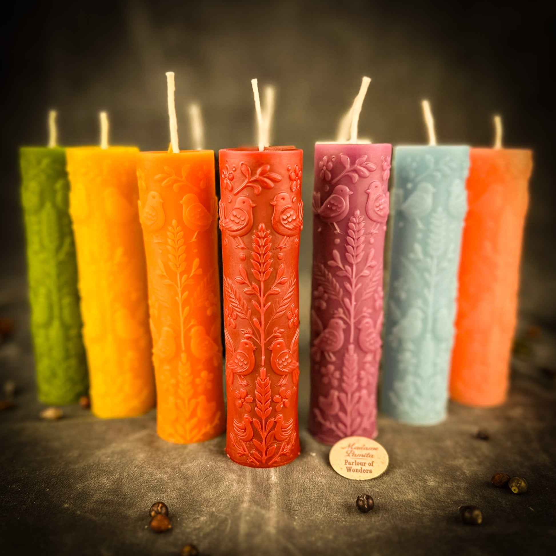 Derevo Zhyttya Tree of Life Candle - Ukrainian Growth & Ancestral Connection