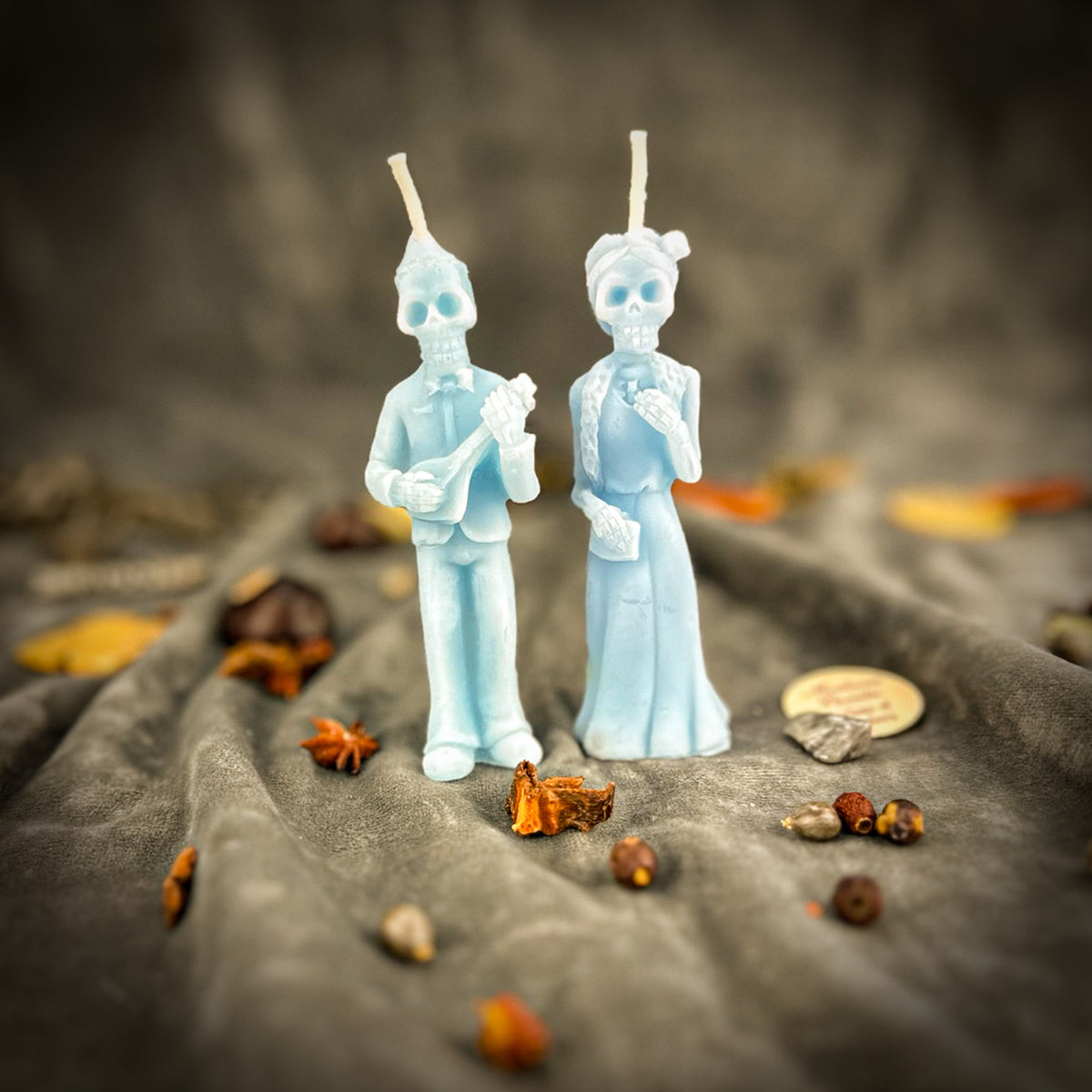 Blue Skeleton Candle Spell Kit 
