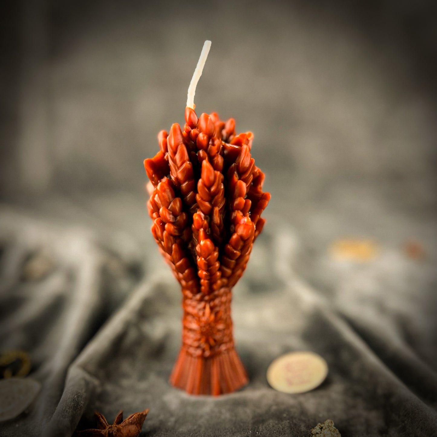 Brown Didukh Ancestor Spirit Candle