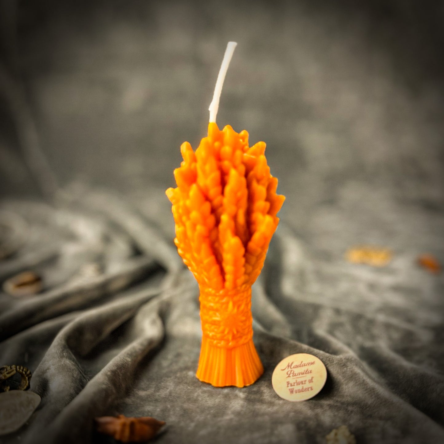 Orange Didukh Ancestor Spirit Spell Candle