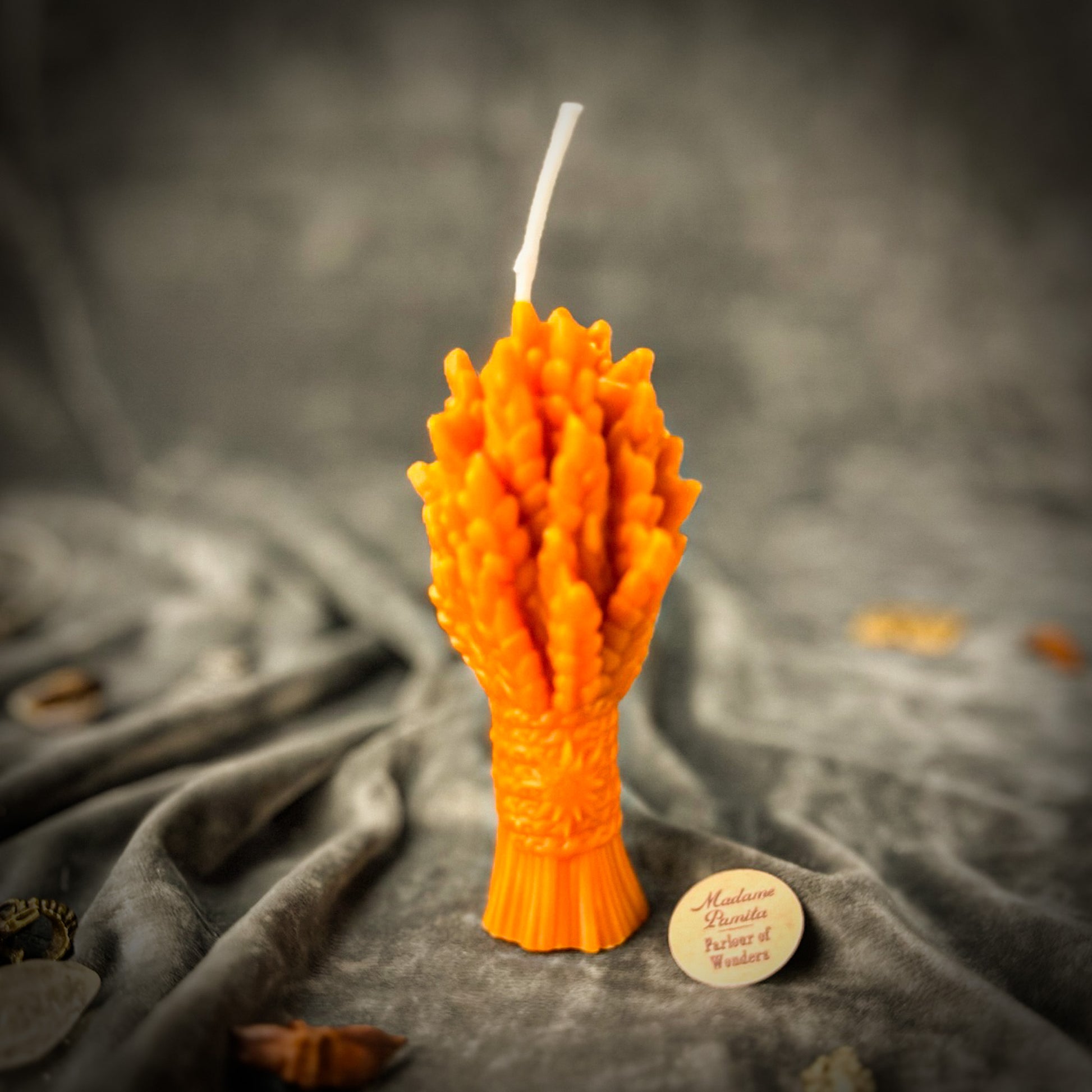 Orange Didukh Ancestor Spirit Spell Candle