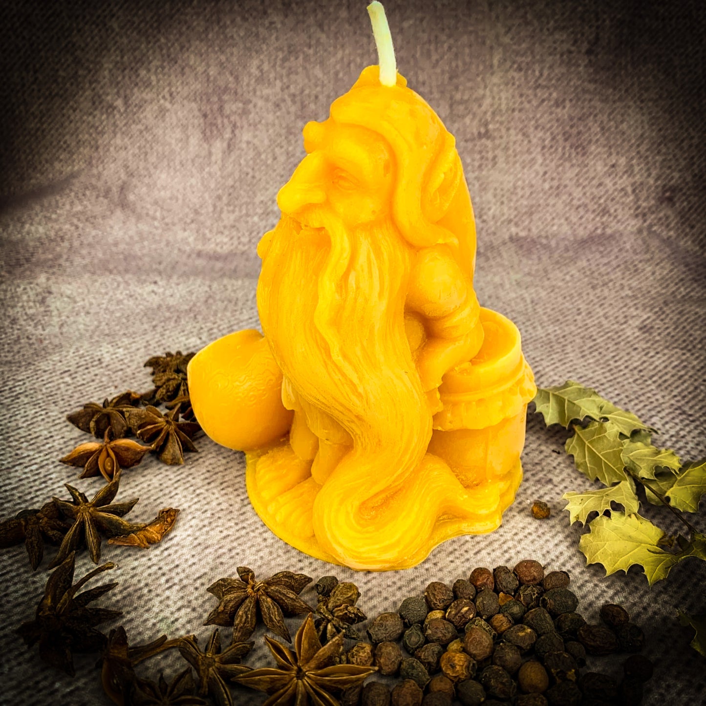 Yellow Domovyk Blessing Candle Spell Kit