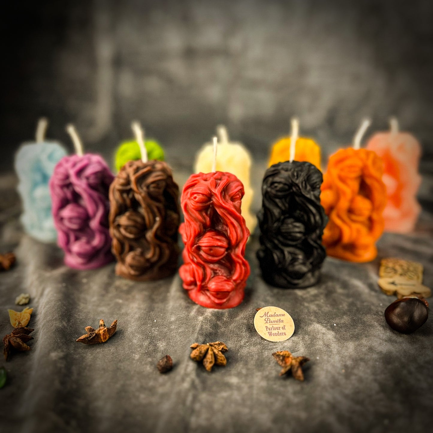 Beeswax Evil Eye Protection Spell Candle