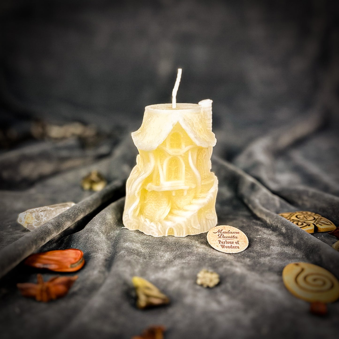 White Fairy Apartment Spell Candle