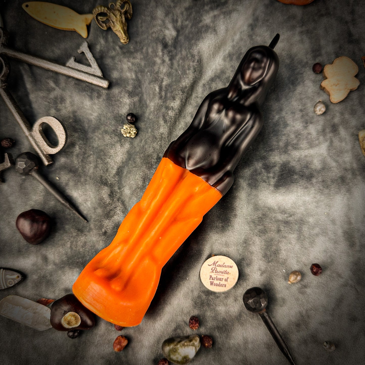 Orange Reversing Female Spell Candle 