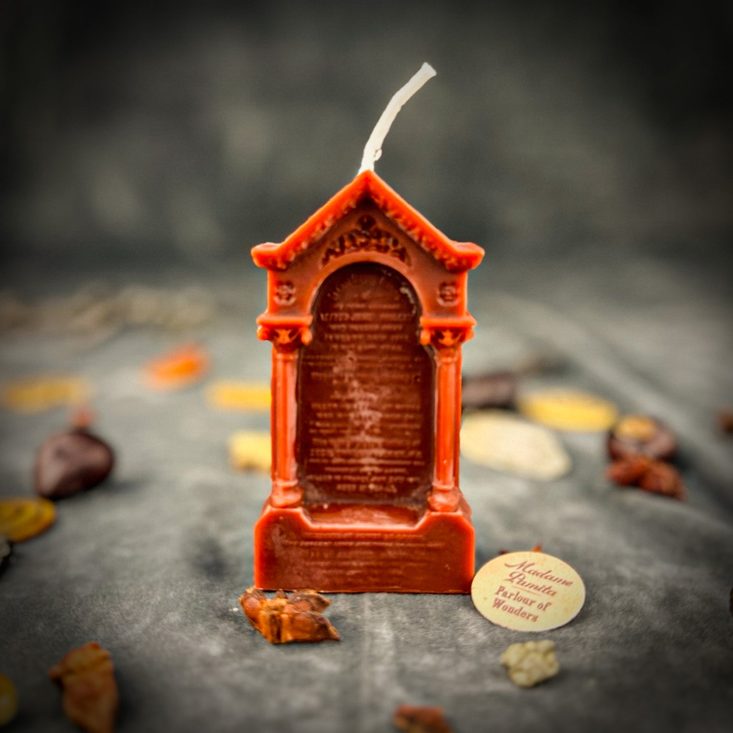 Brown Graveyard Candle 