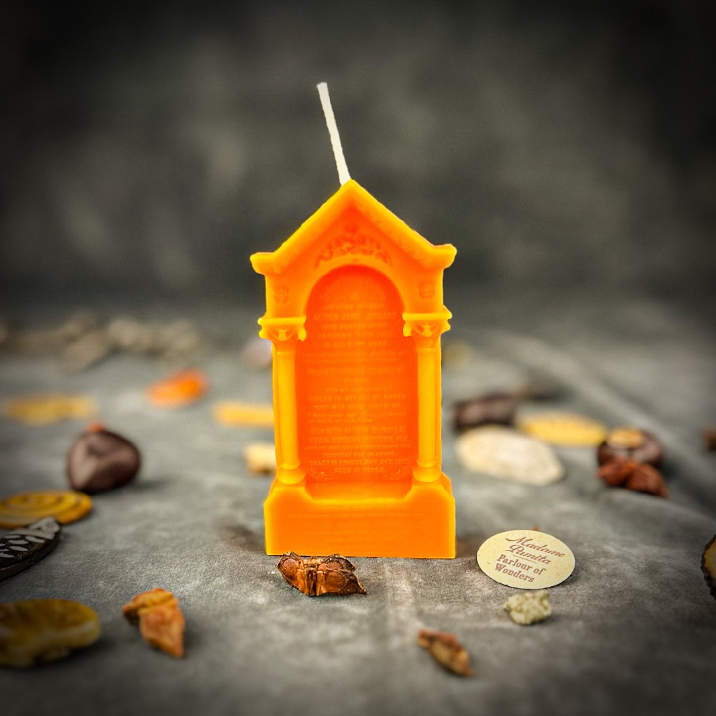 Graveyard Candle Orange