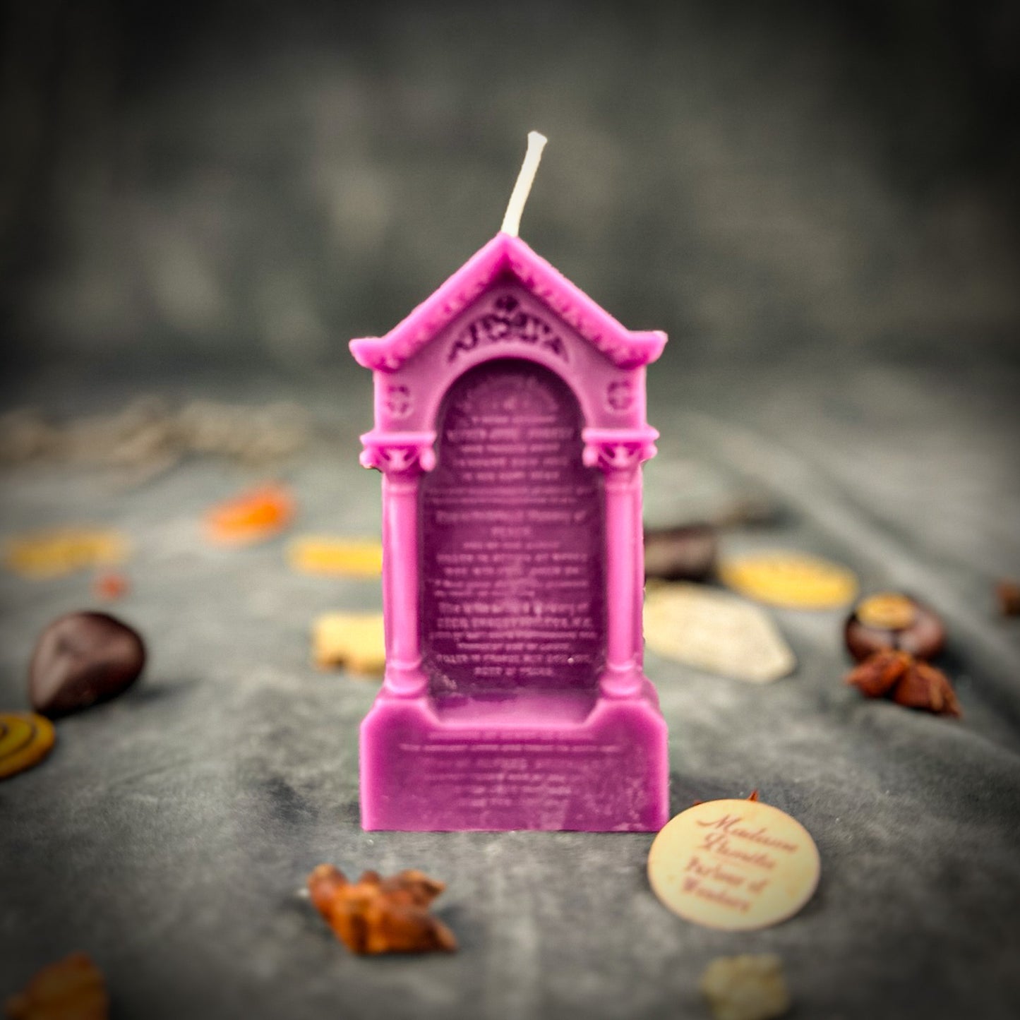 Purple Graveyard Spell Candle