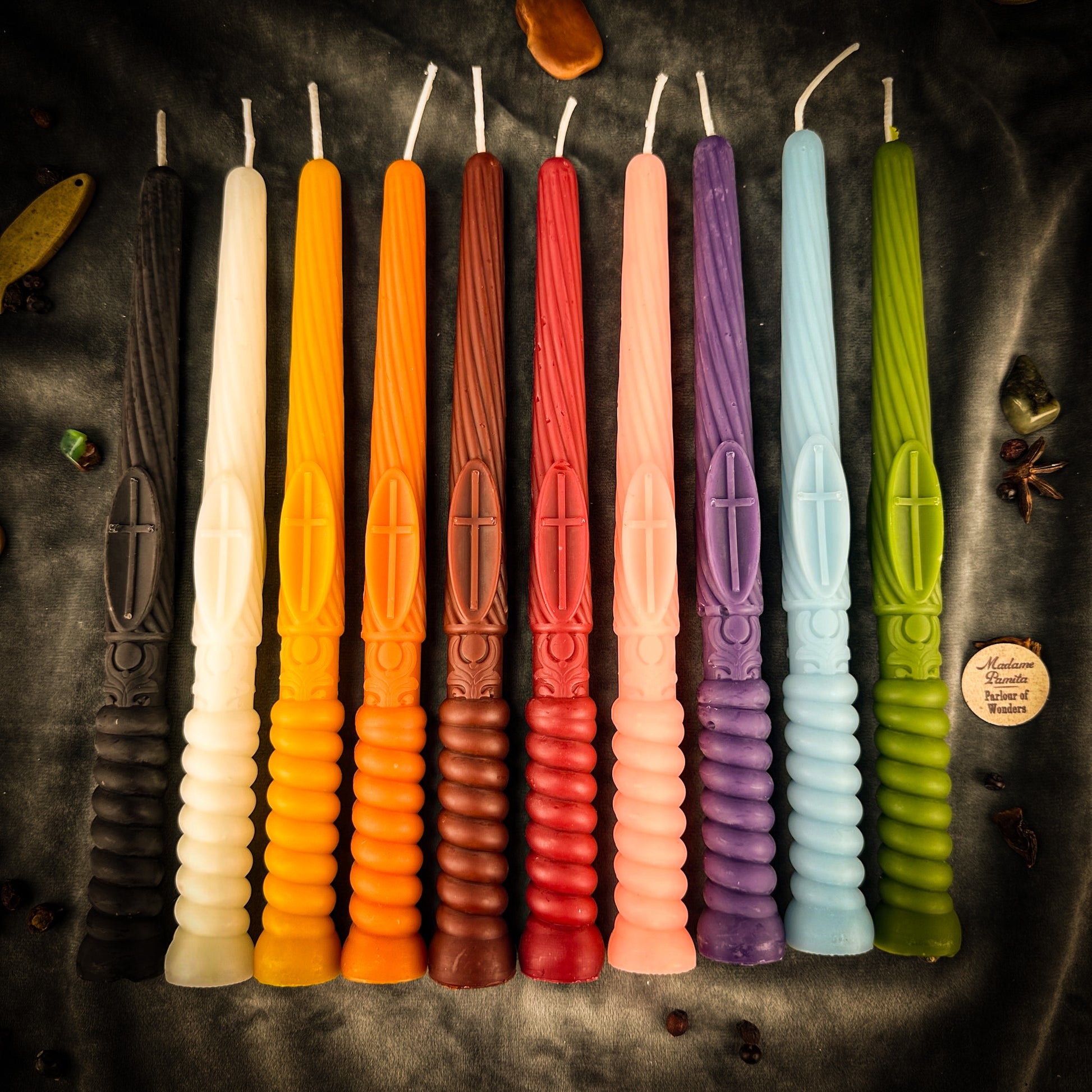 Beeswax Gromnica Candlemas Protection Taper Candle