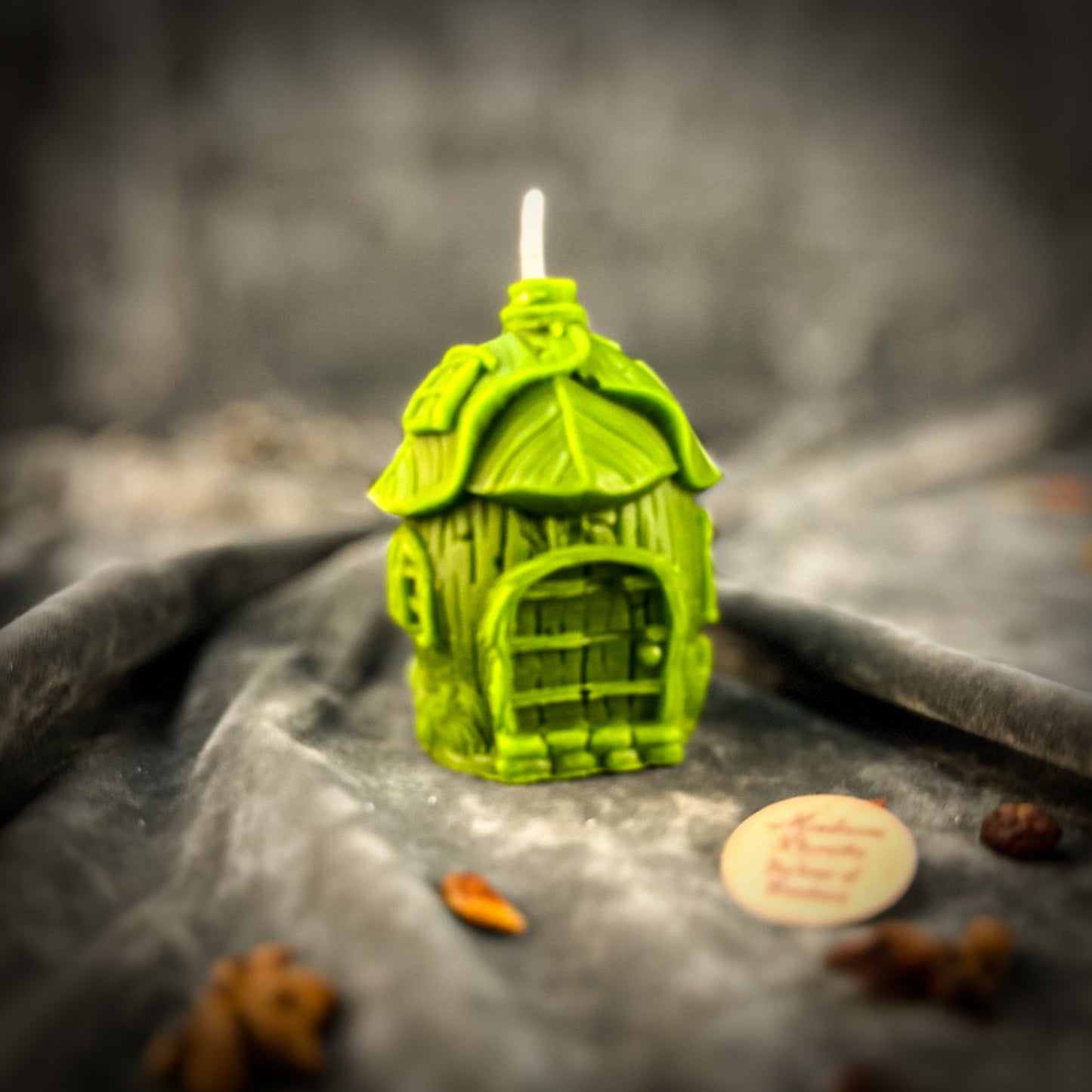 Green Fairy Hut Candle 