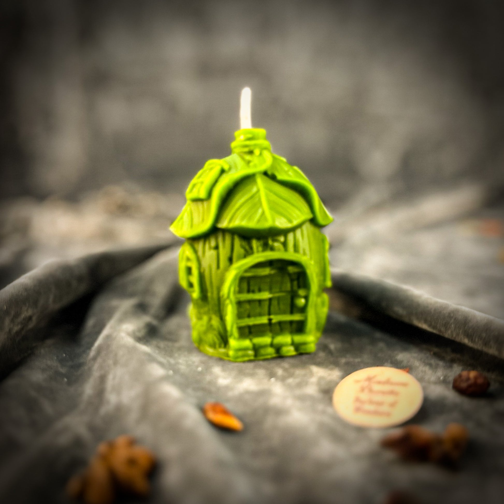 Green Fairy Hut Candle 