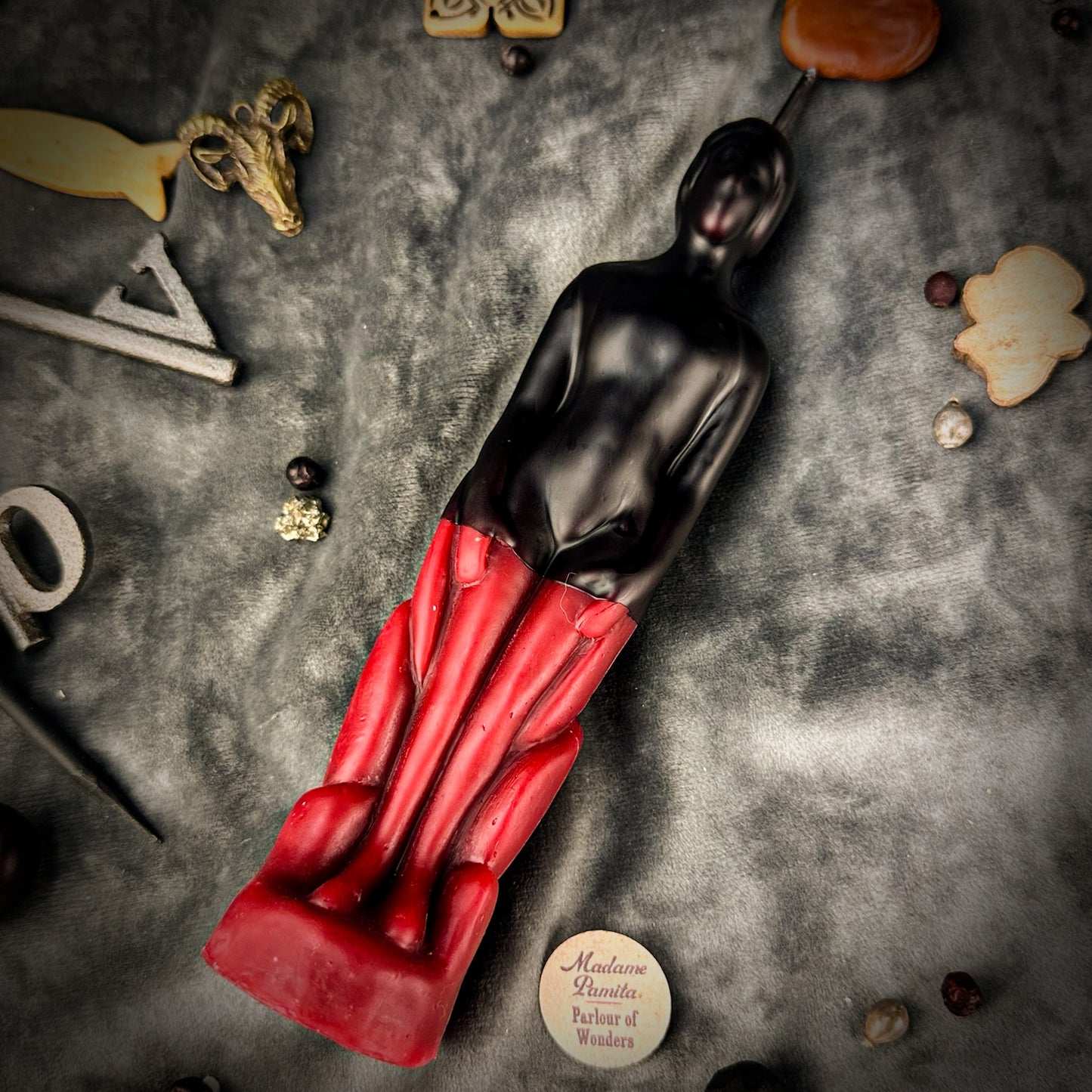 Red Reversing Human Candle