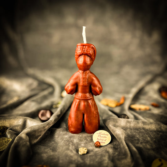 Brown Kozak Courage Spell Candle