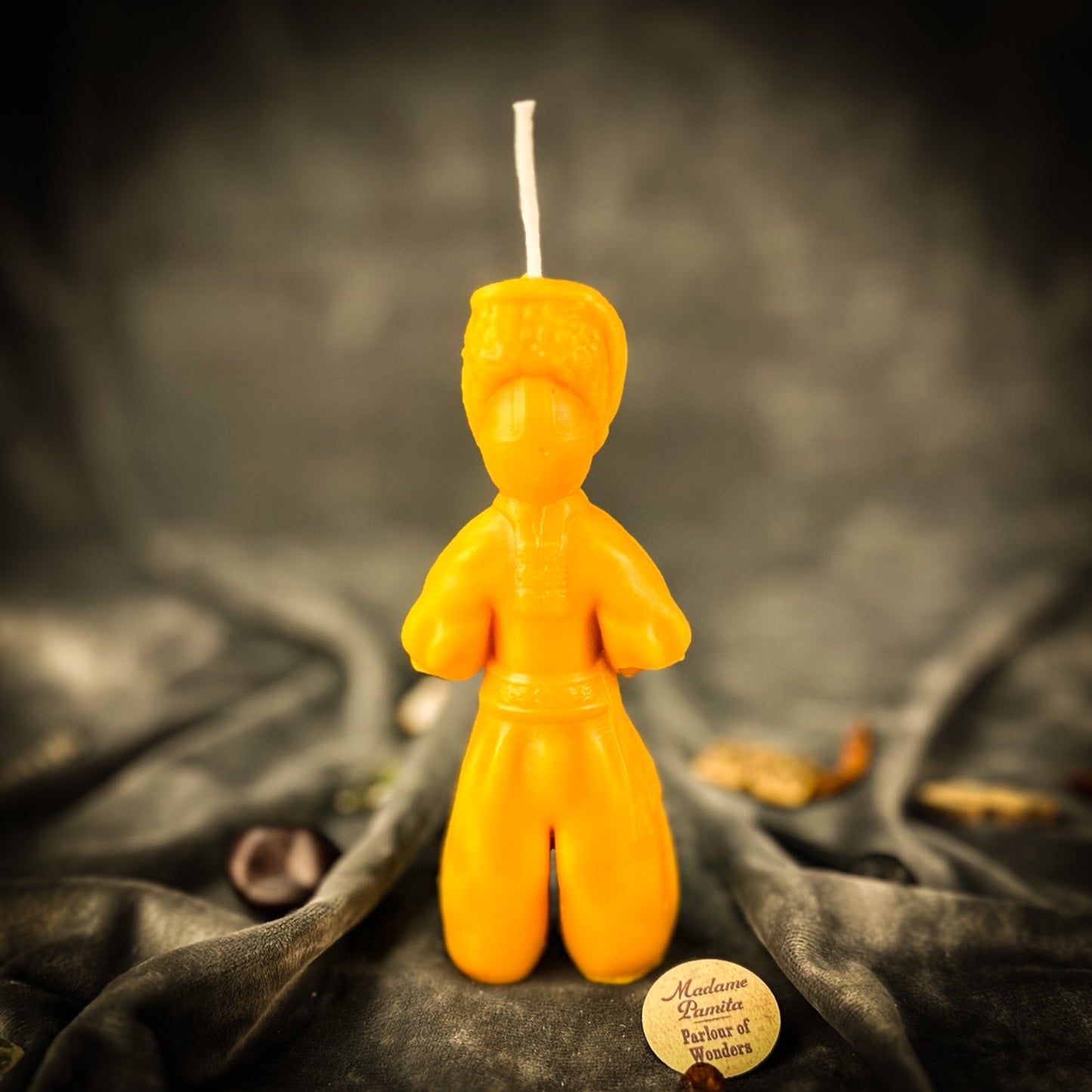 Yellow Kozak Courage Spell Candle