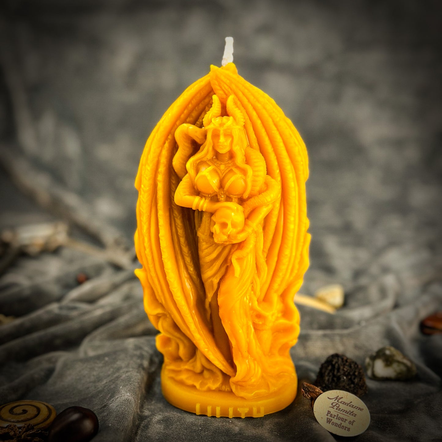 Lilith Spell Candle Yellow