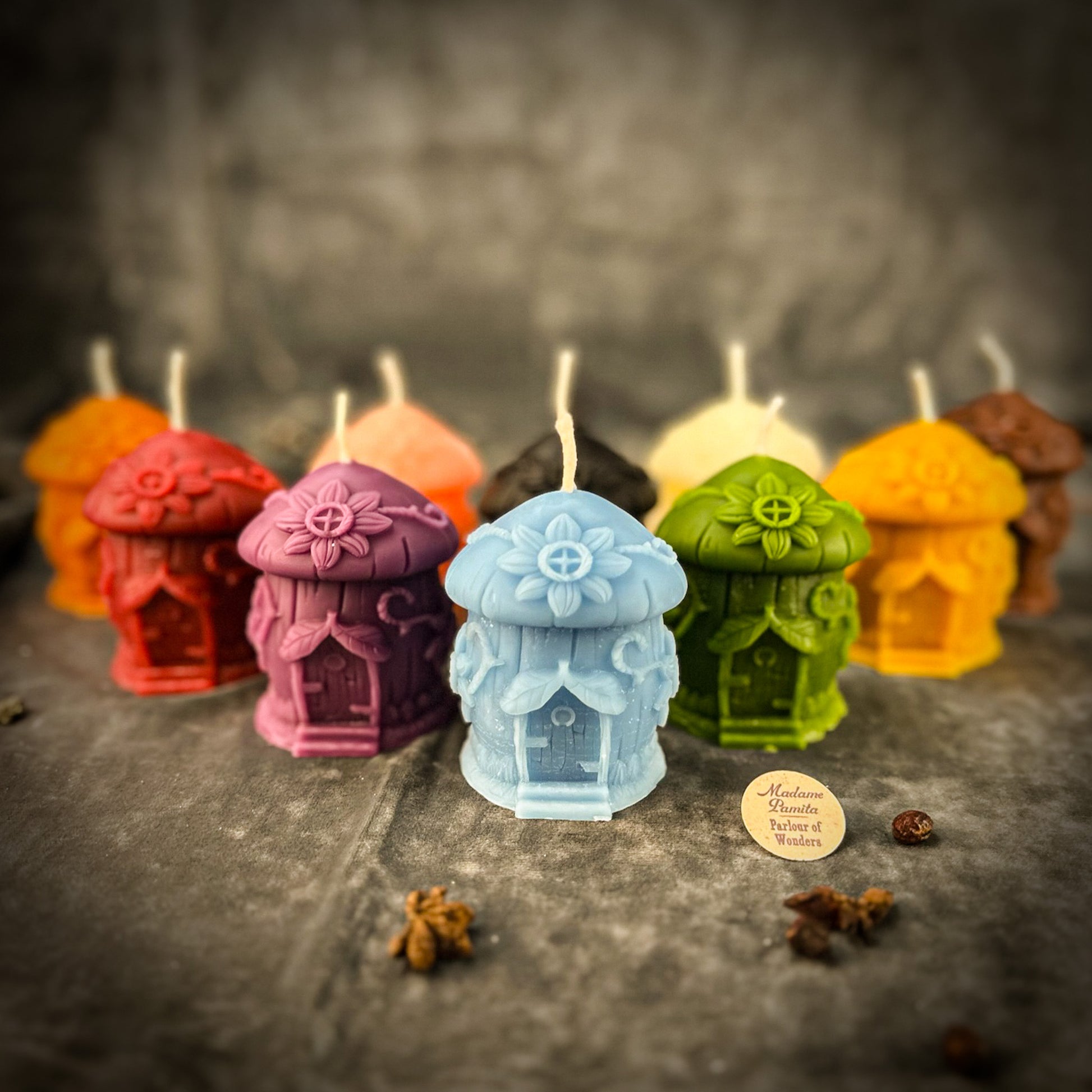 Beeswax Love Shack Fairy Hut Candle