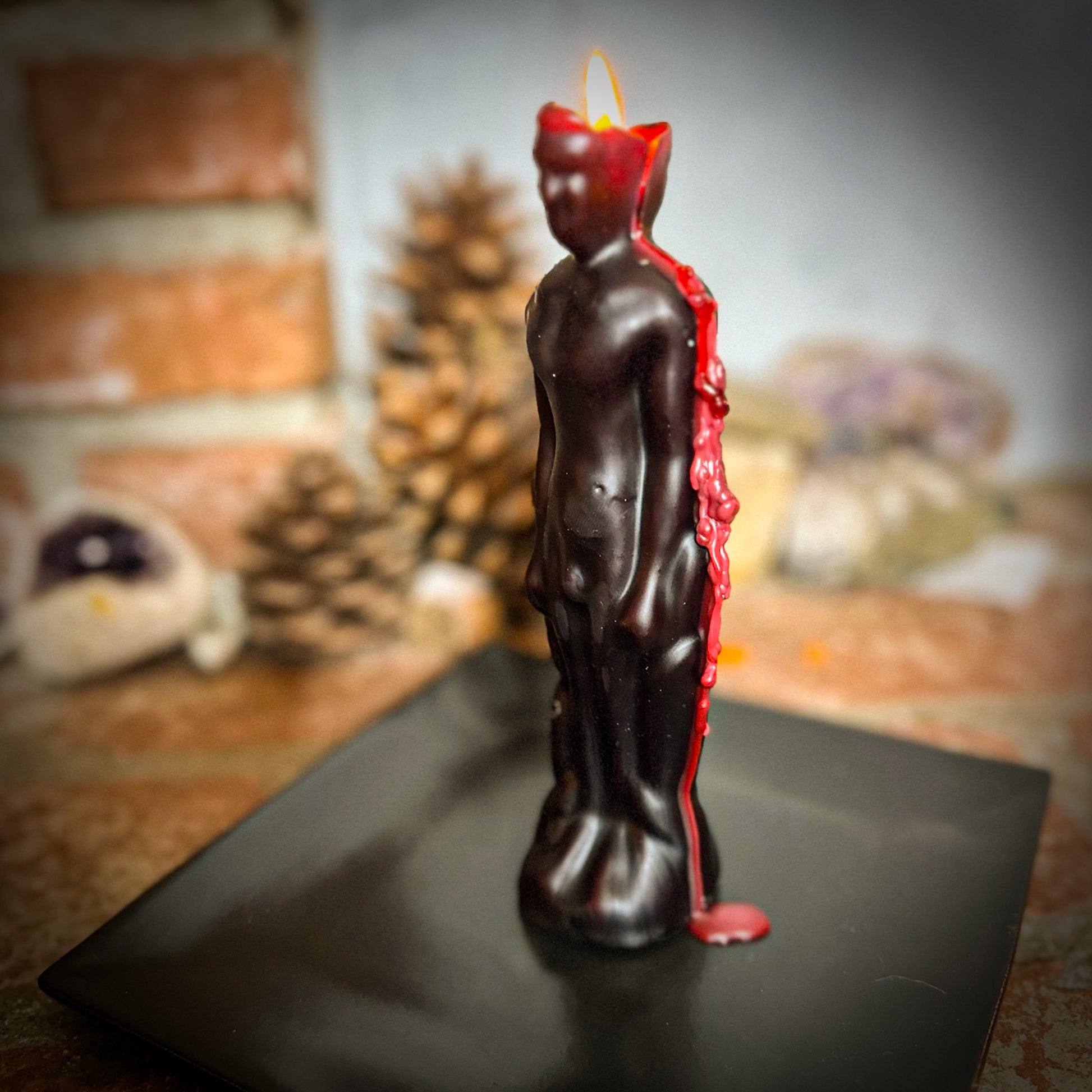 Beeswax Return to Sender Male Figural Spell Candle