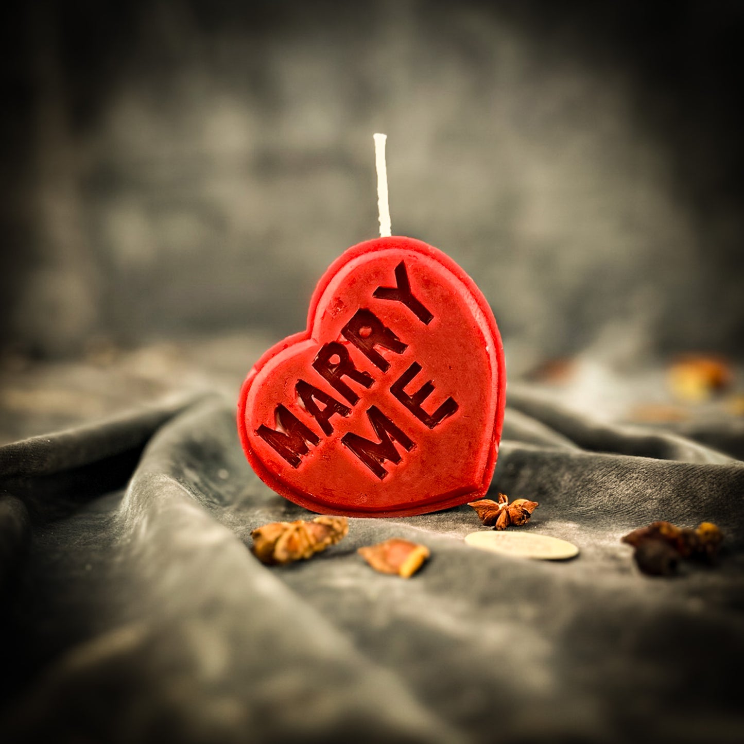 Red Beeswax Marry Me Spell Candle - Commitment, Proposal & Marriage Magic