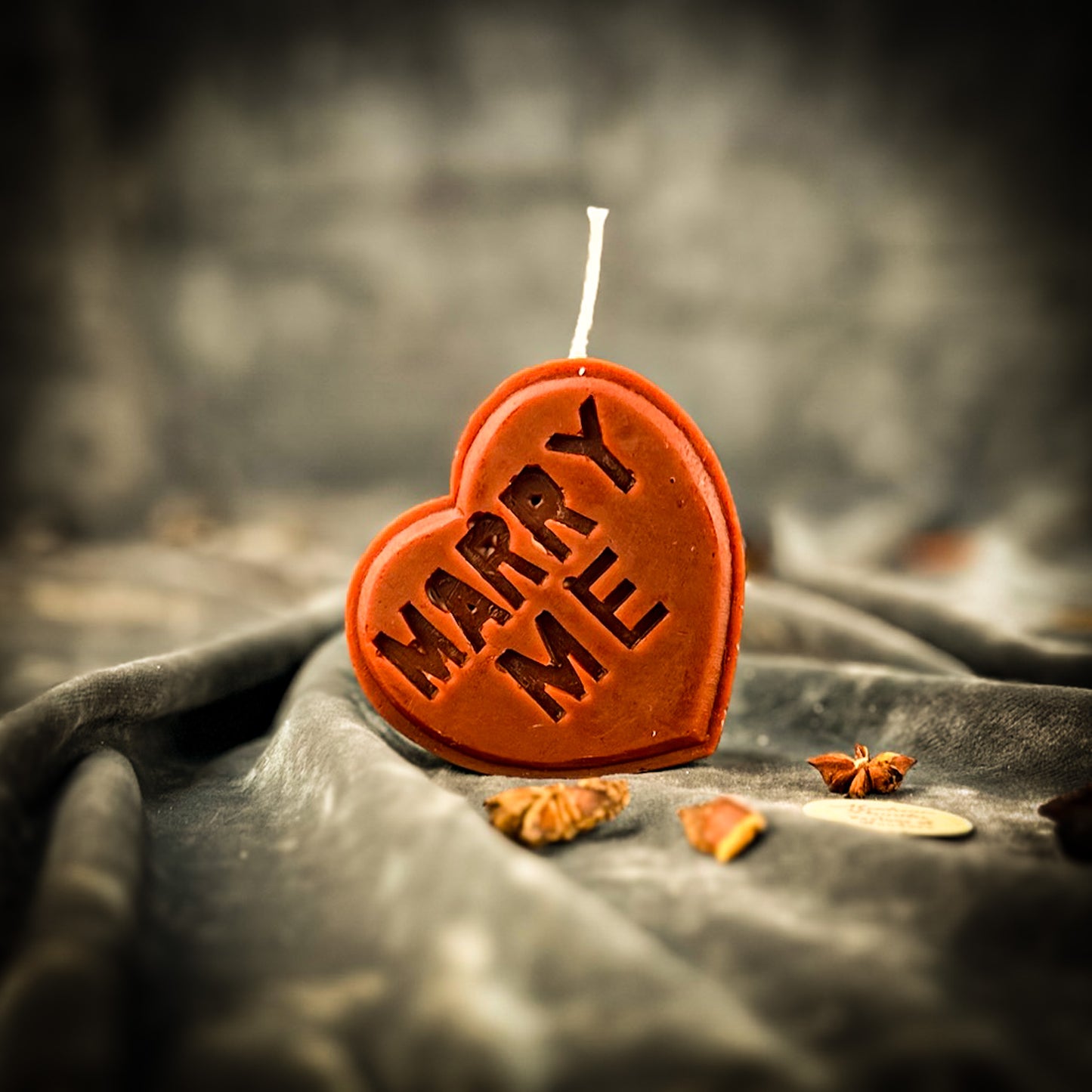 Brown Marry Me Candle 
