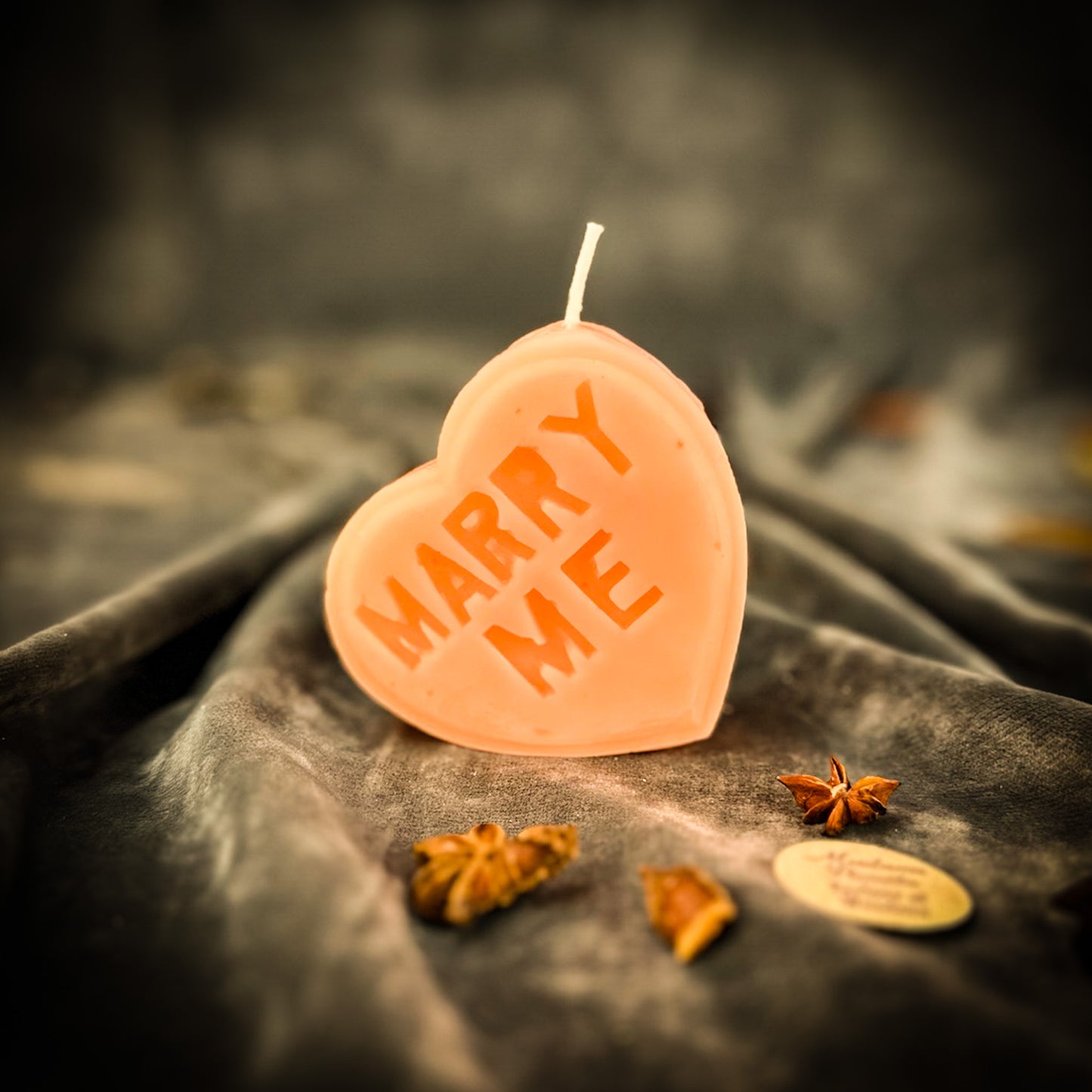 Pink Beeswax Marry Me Spell Candle - Commitment, Proposal & Marriage Magic