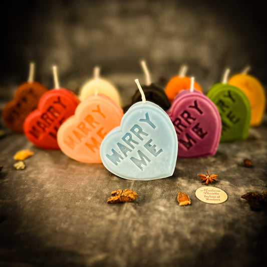 Beeswax Marry Me Spell Candle - Commitment, Proposal & Marriage Magic
