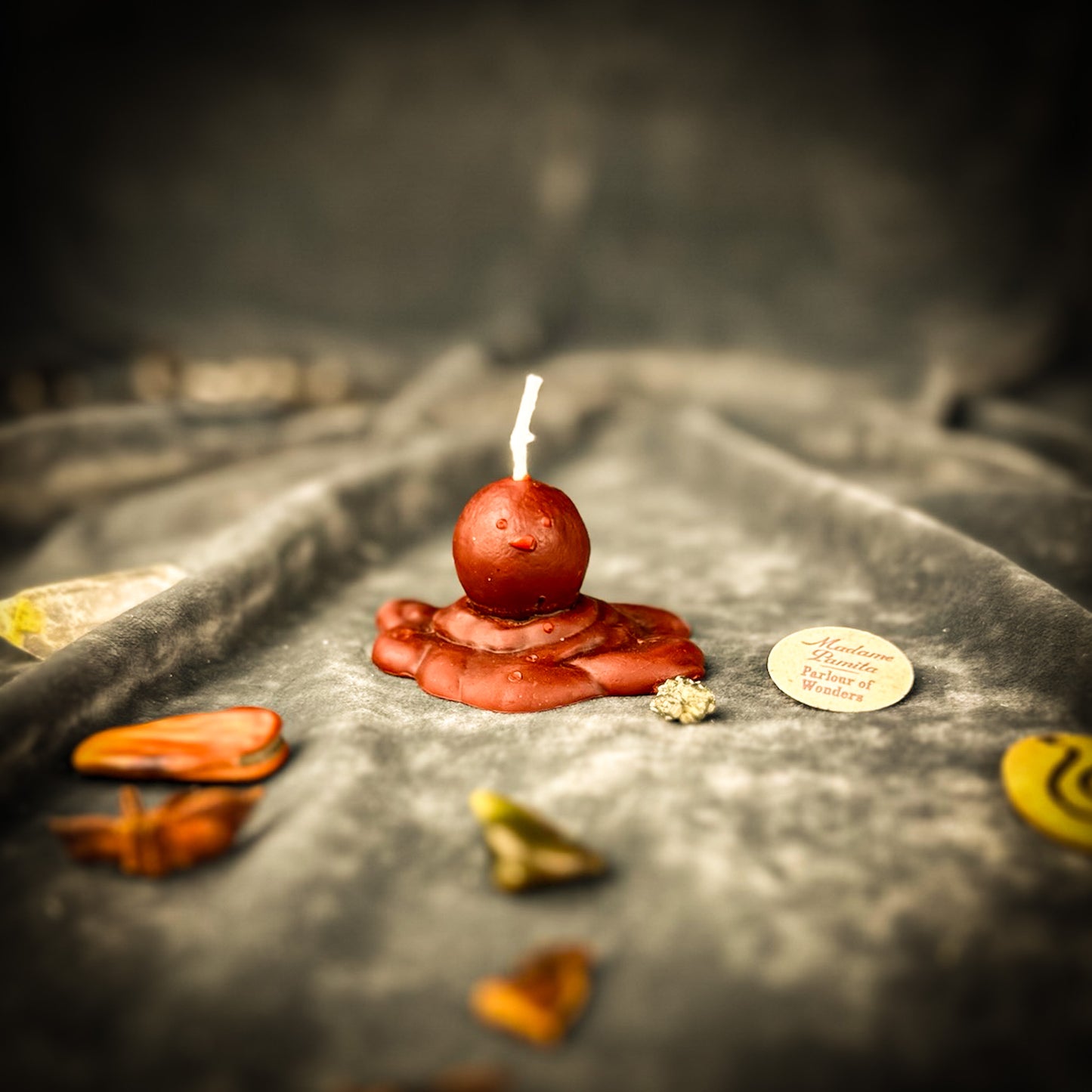 Brown Melting Snowman