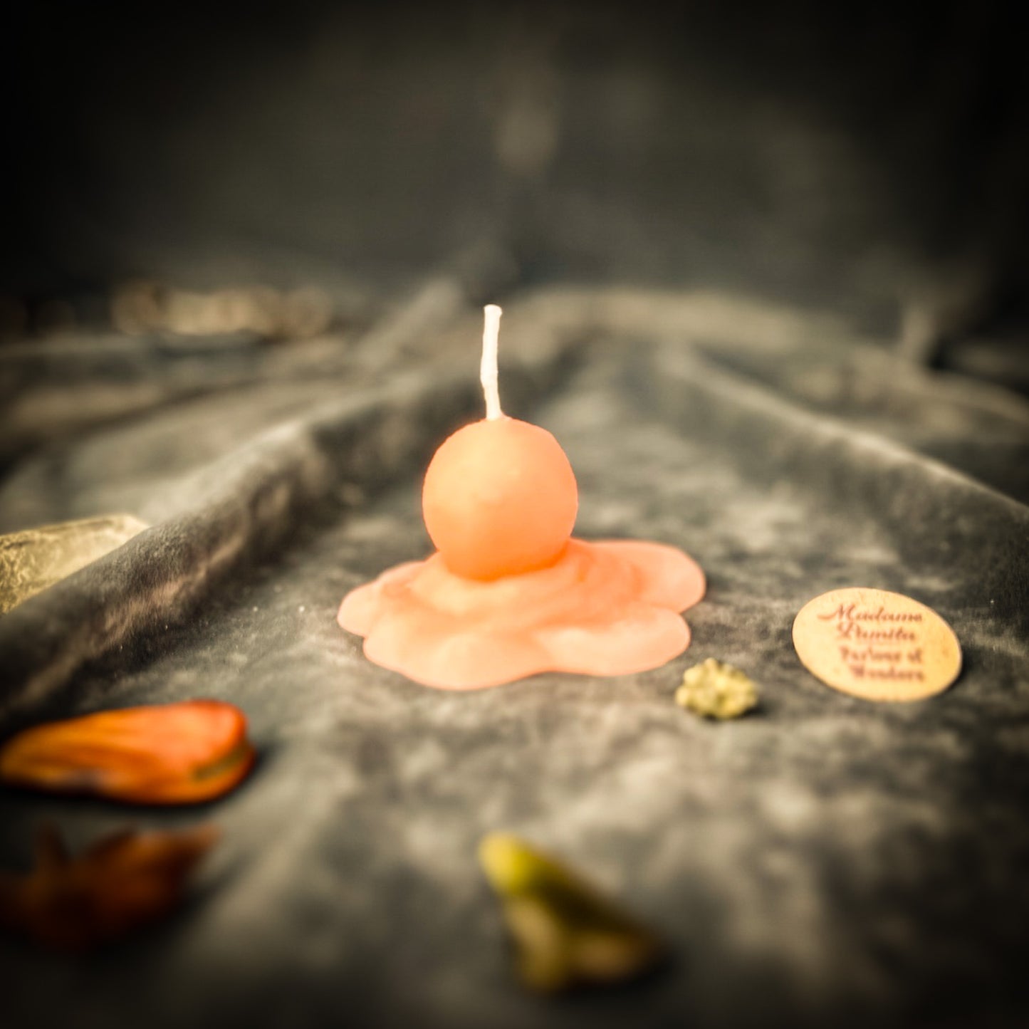 Pink Melting Snowman Spell Candle