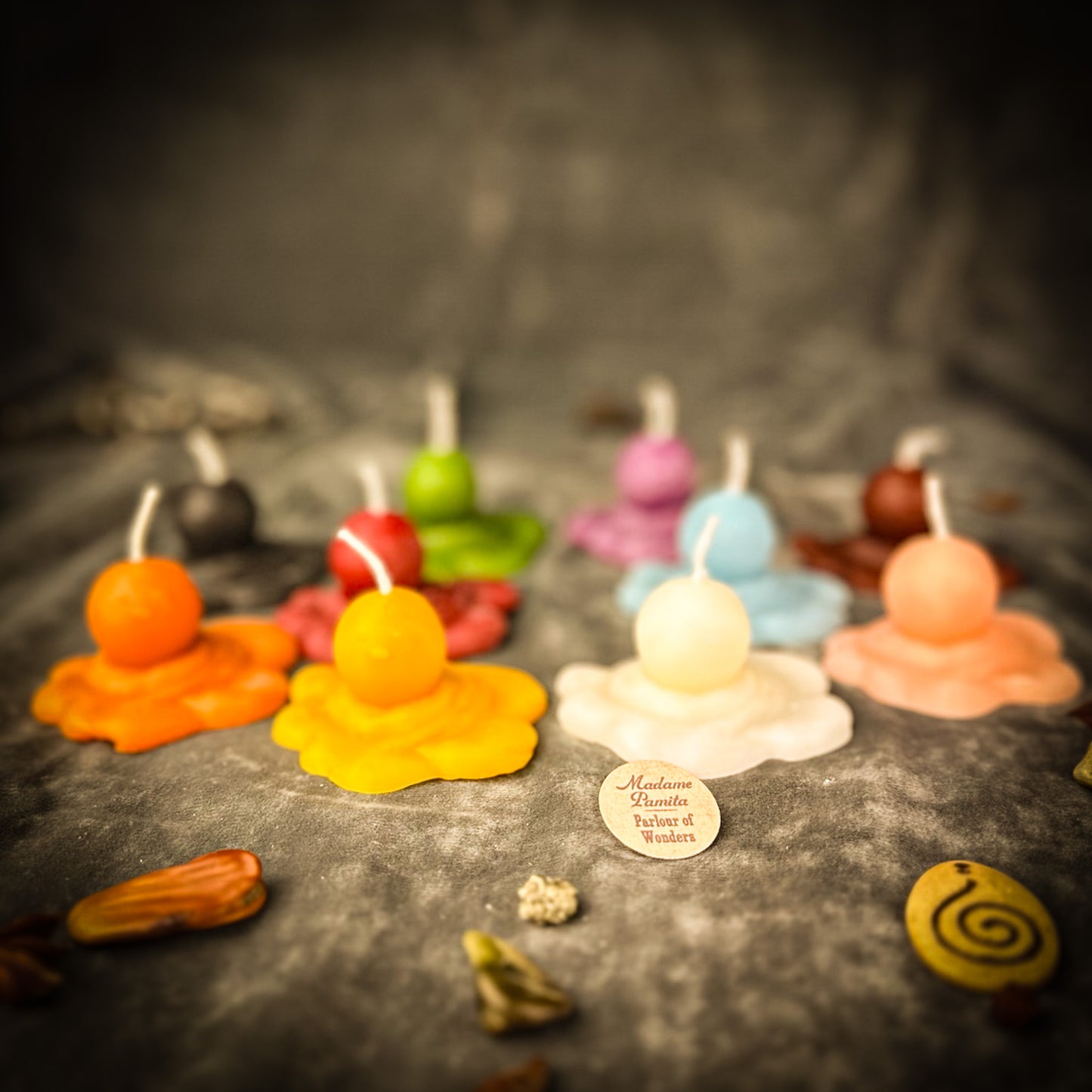 Beeswax Melting Snowman Spell Candle