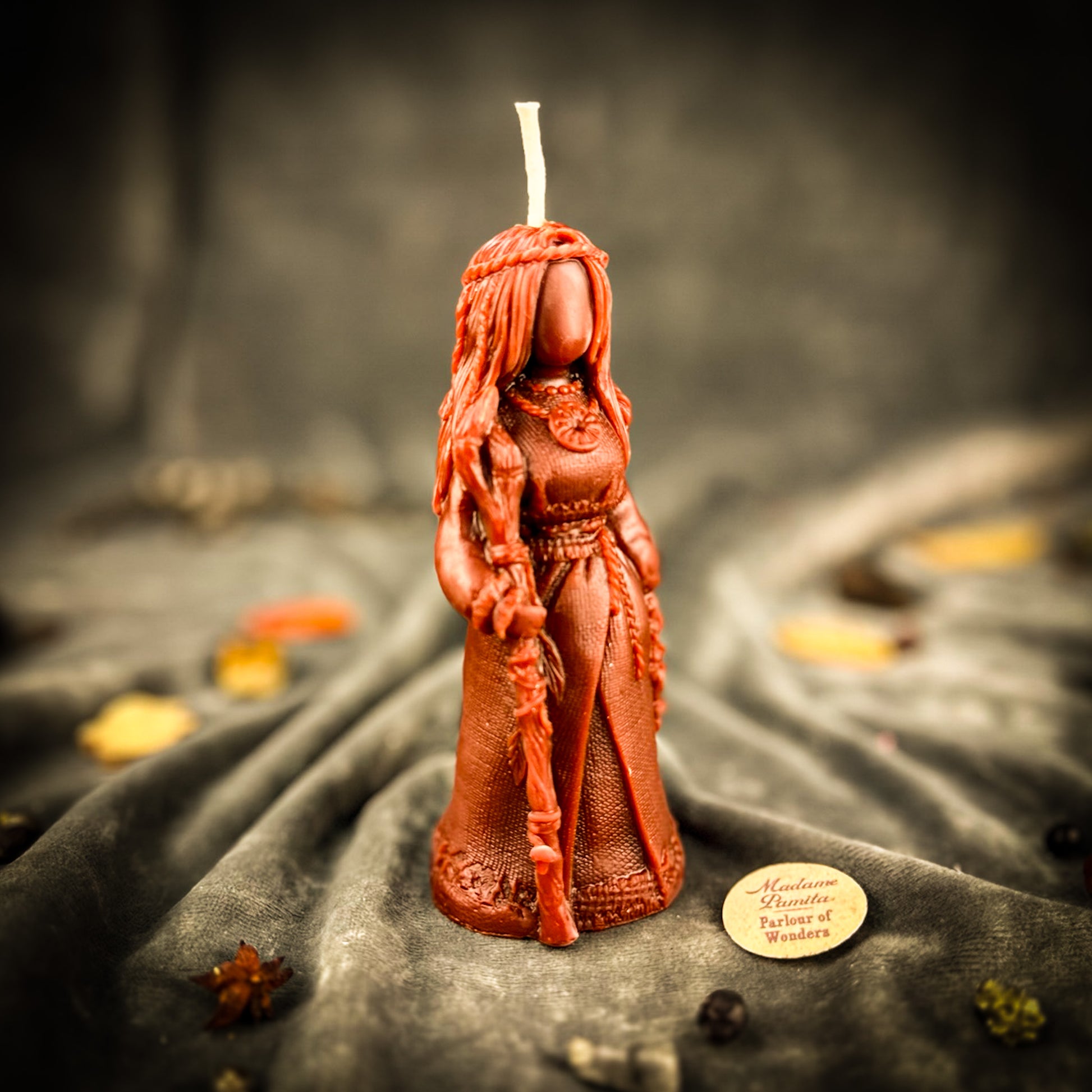 Brown Molfarka Shaman Candle