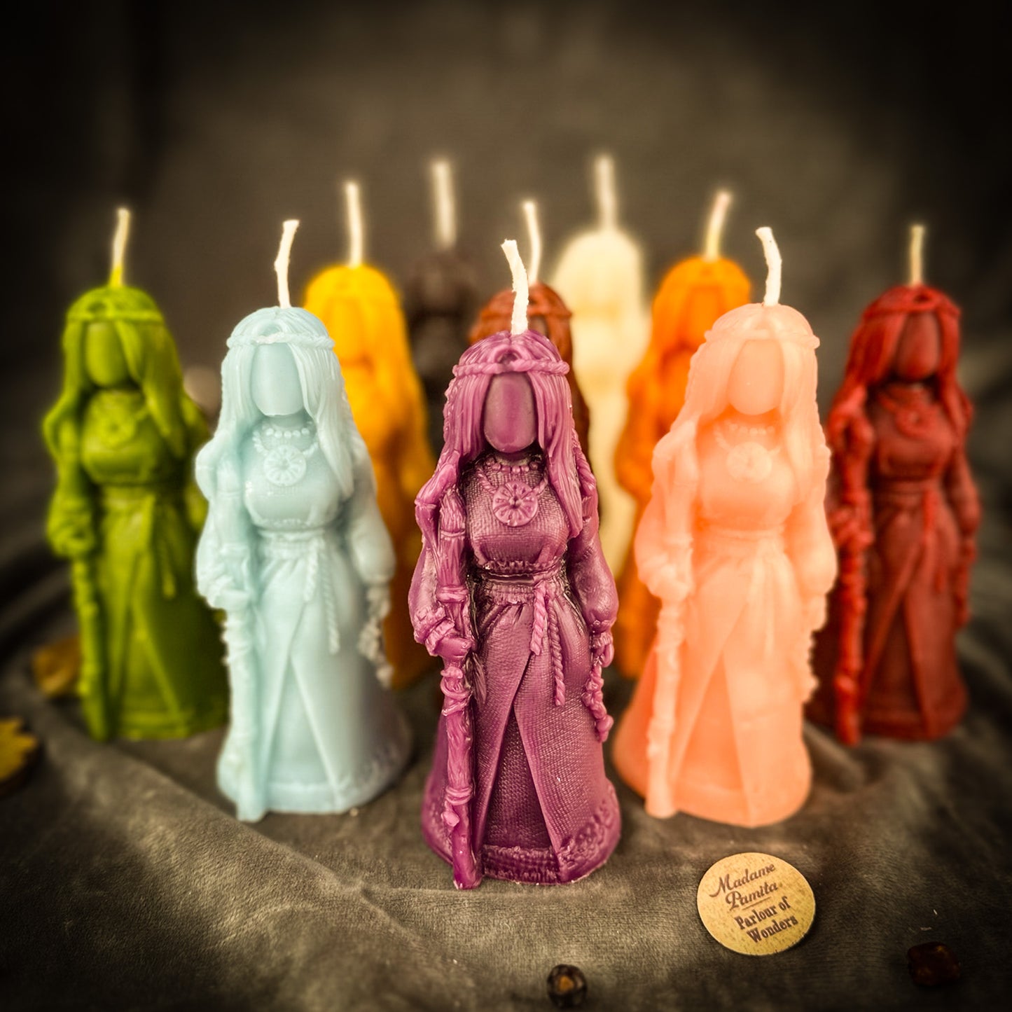 Beeswax Molfarka Slavic Shaman Spell Candle