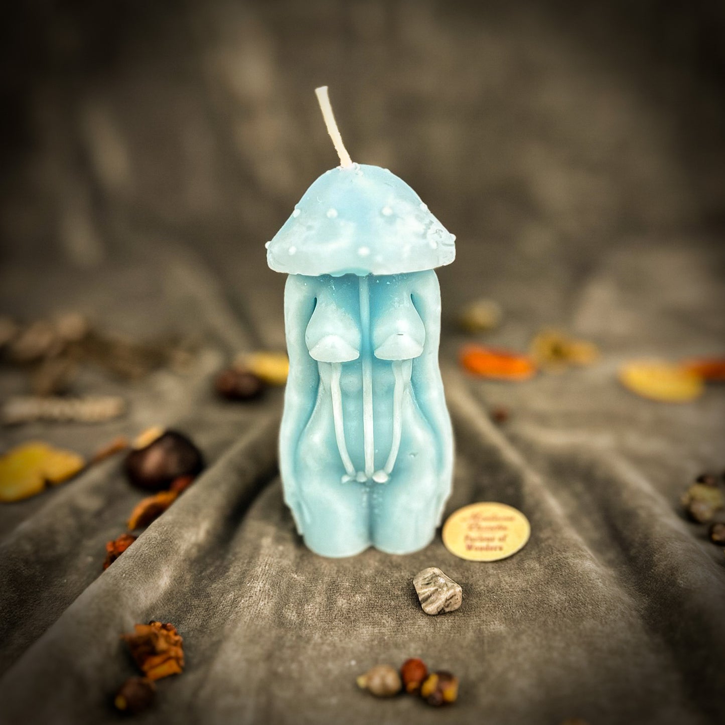 Beeswax Mycelium Spirit Spell Candle