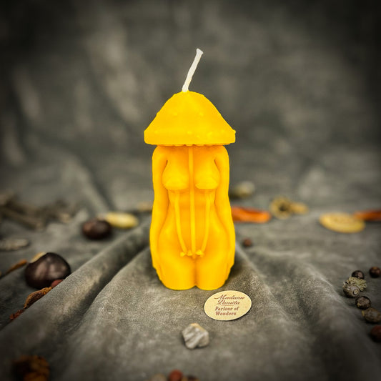 Beeswax Mycelium Spirit Candle Spell Kit: Connection and Hidden Wisdom