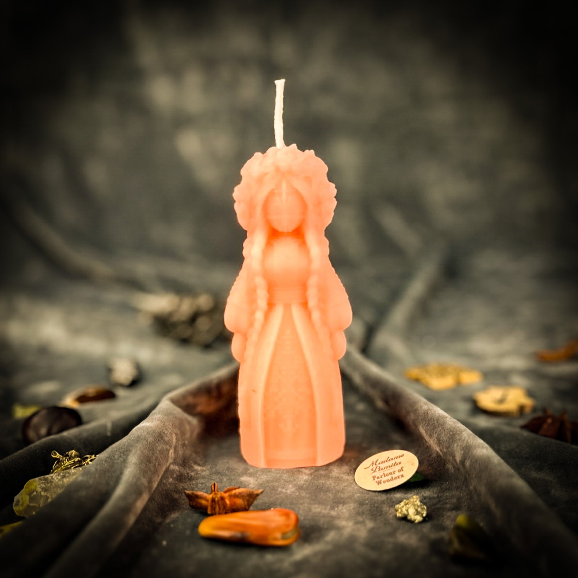 Pink Perperuna Goddess of Rain Candle