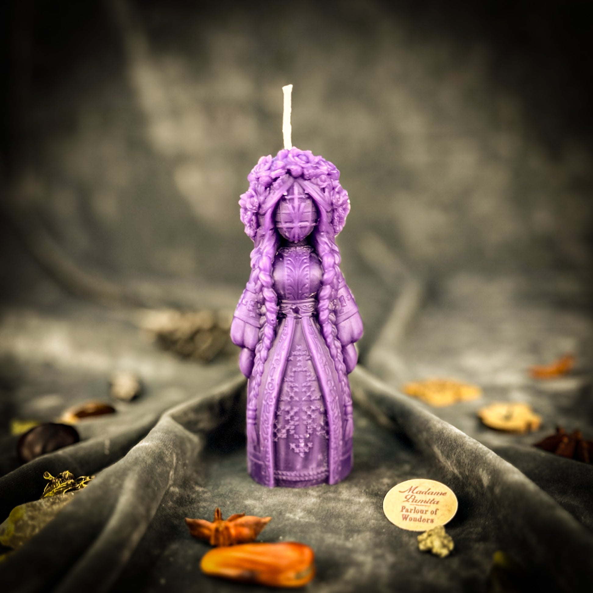 Purple Perperuna Goddess of Rain Candle