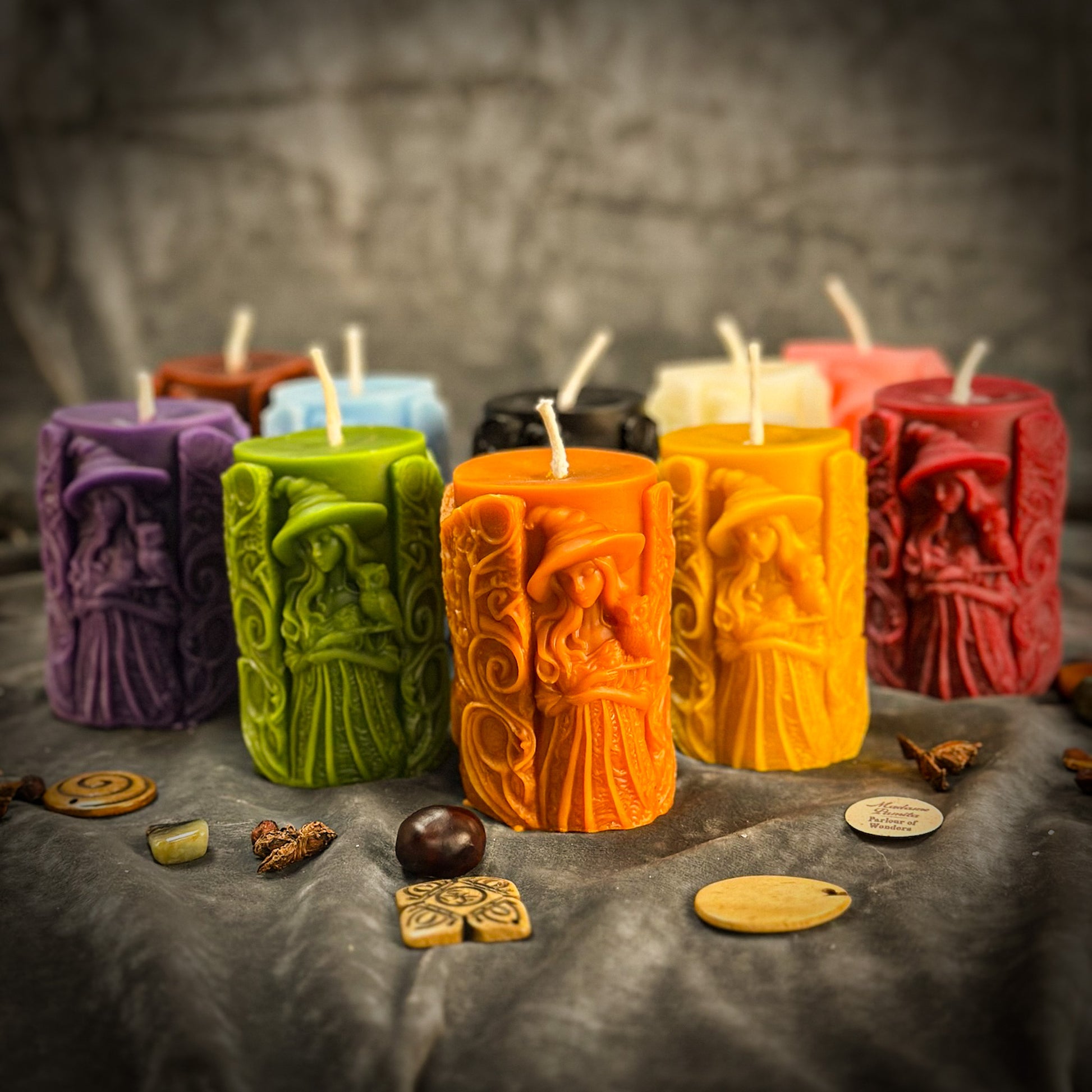 Beeswax Pillars of Witchcraft Spell Candle - Love