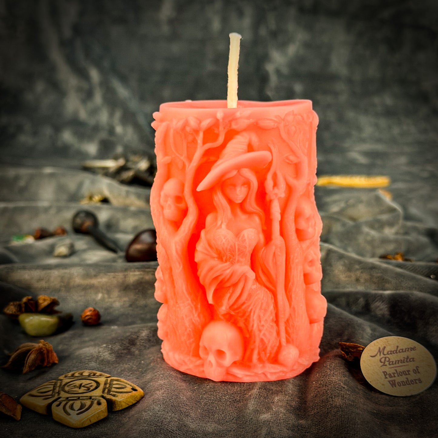Pink Pillars of Witchcraft Spell Candle Power 