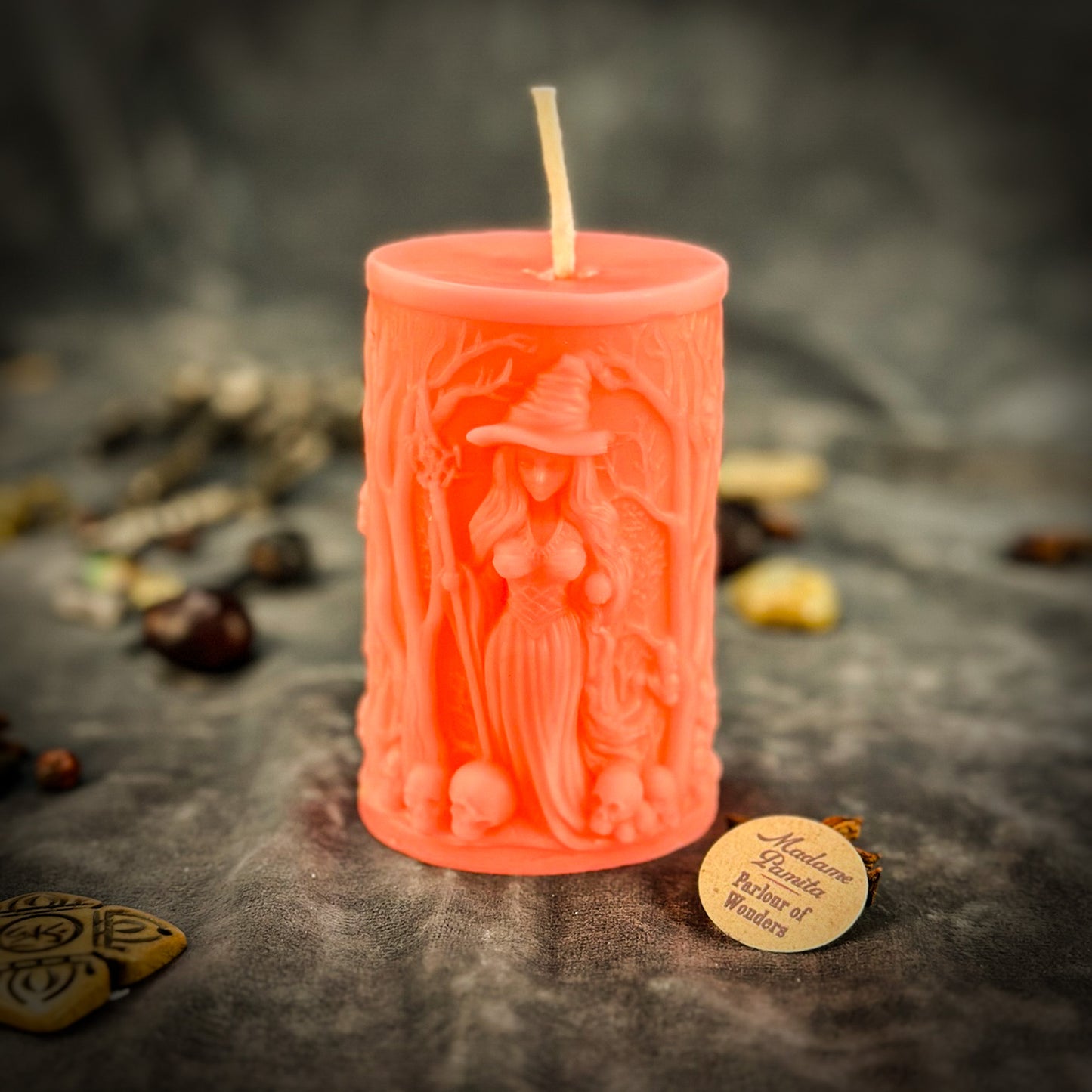 Pink Pillars Candle - Wisdom