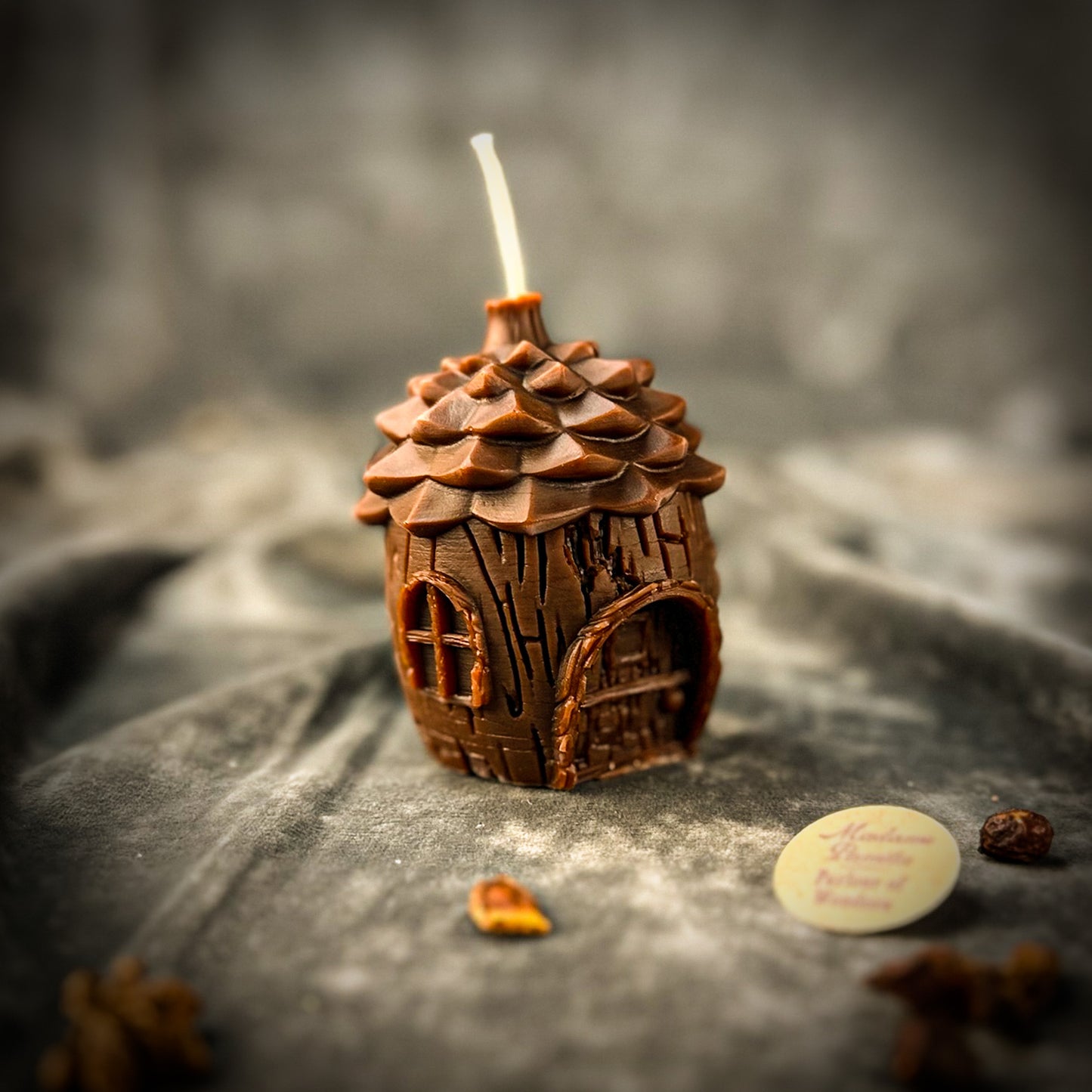  Protection Fairy Hut Candle Brown