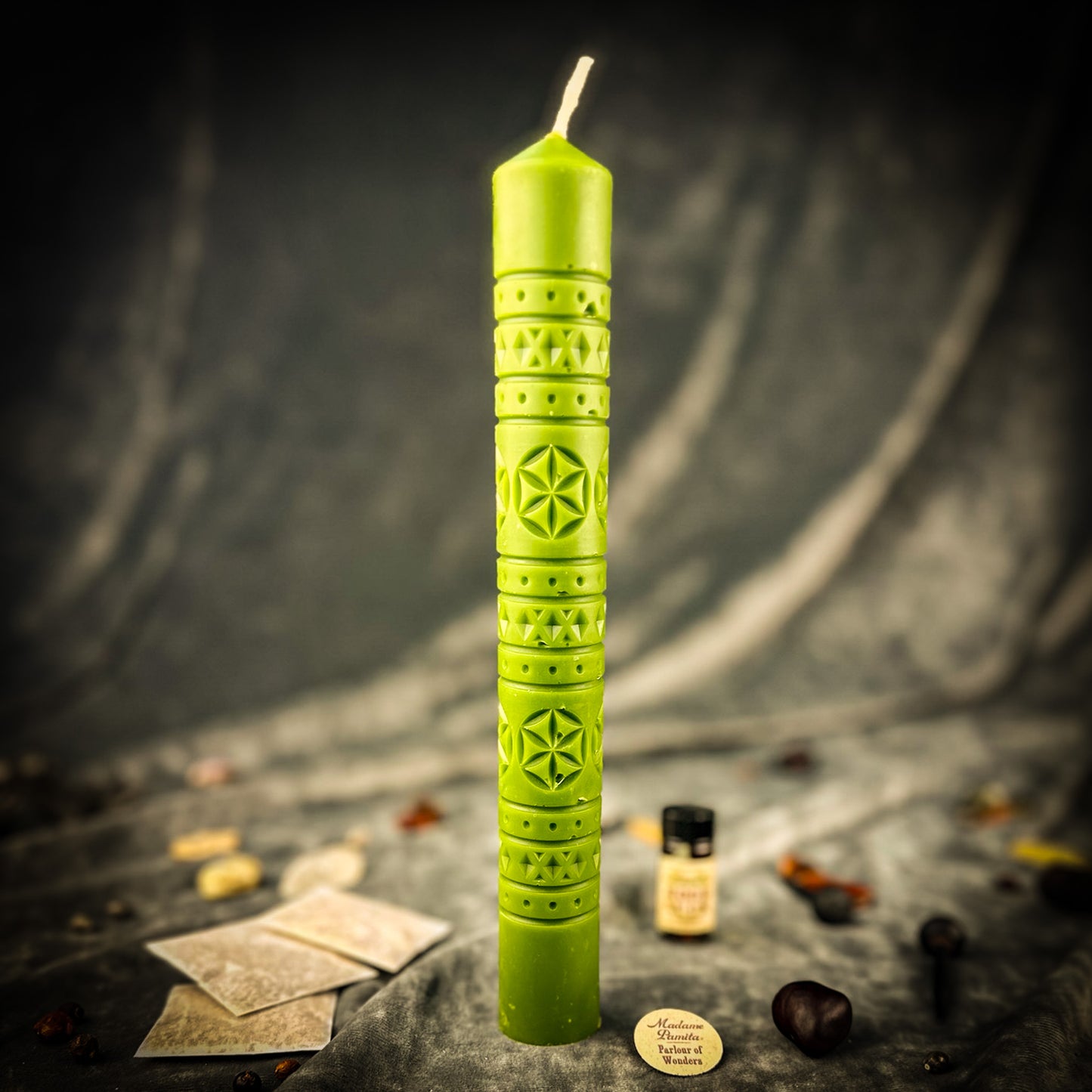 Rozetka Six Petal Rosette Candle Spell Kit - Protection & Harmony