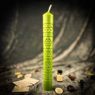 Rozetka Six Petal Rosette Candle Spell Kit - Protection & Harmony