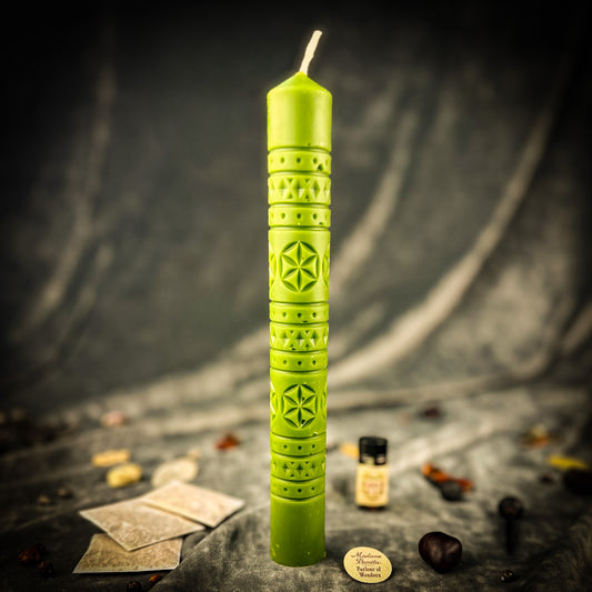 Rozetka Six Petal Rosette Candle Spell Kit - Protection & Harmony