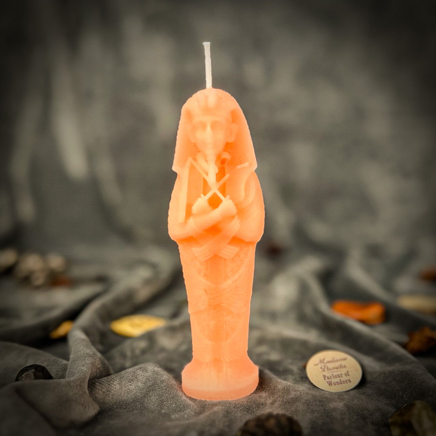 Pink Egyptian Mummy Spell Candle