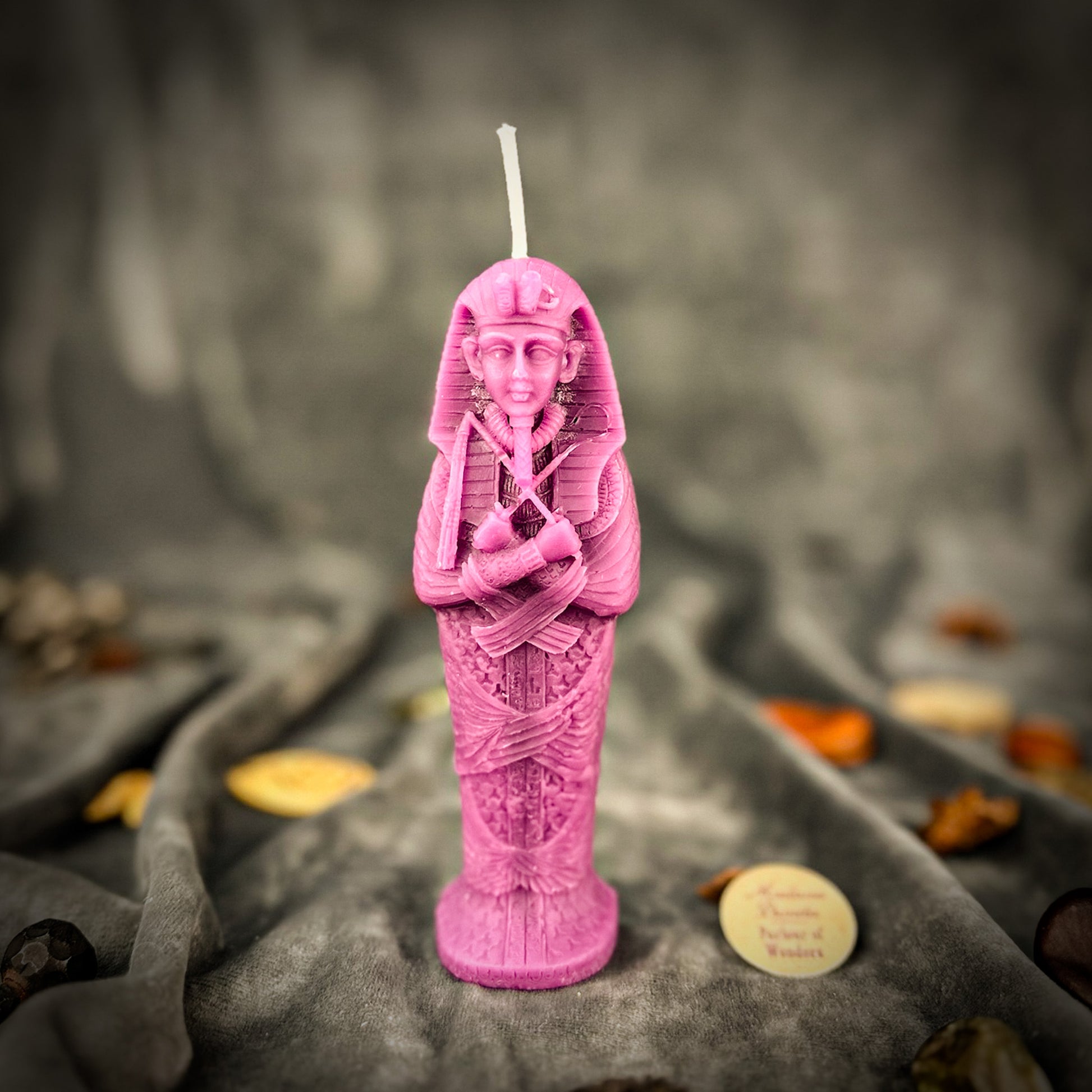 Purple Sacred Mummy Spell Candle