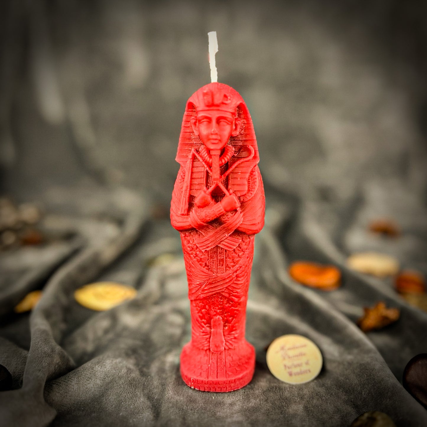 Red Sacred Mummy Spell Candle
