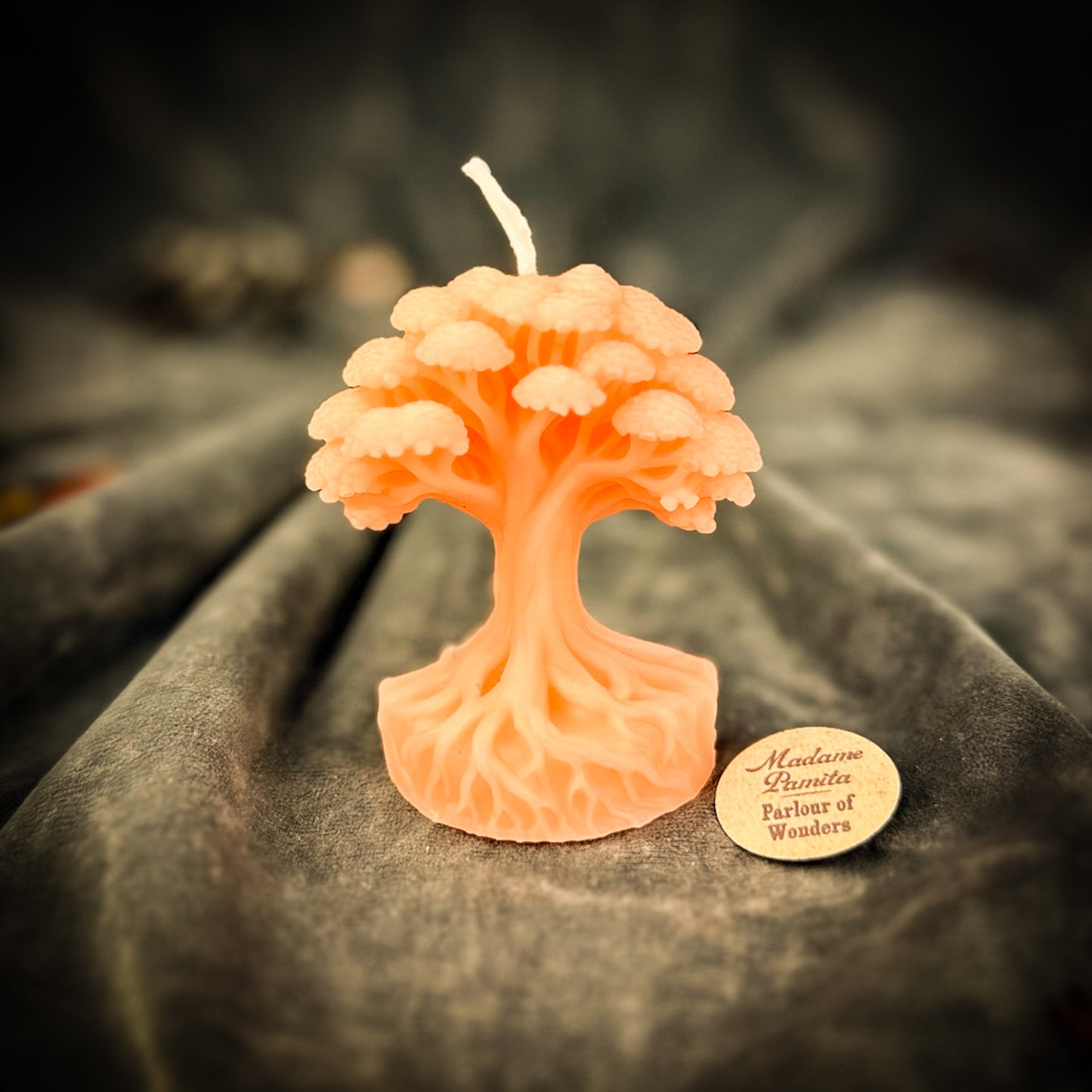 Beeswax Shamanic World Tree Spell Candle