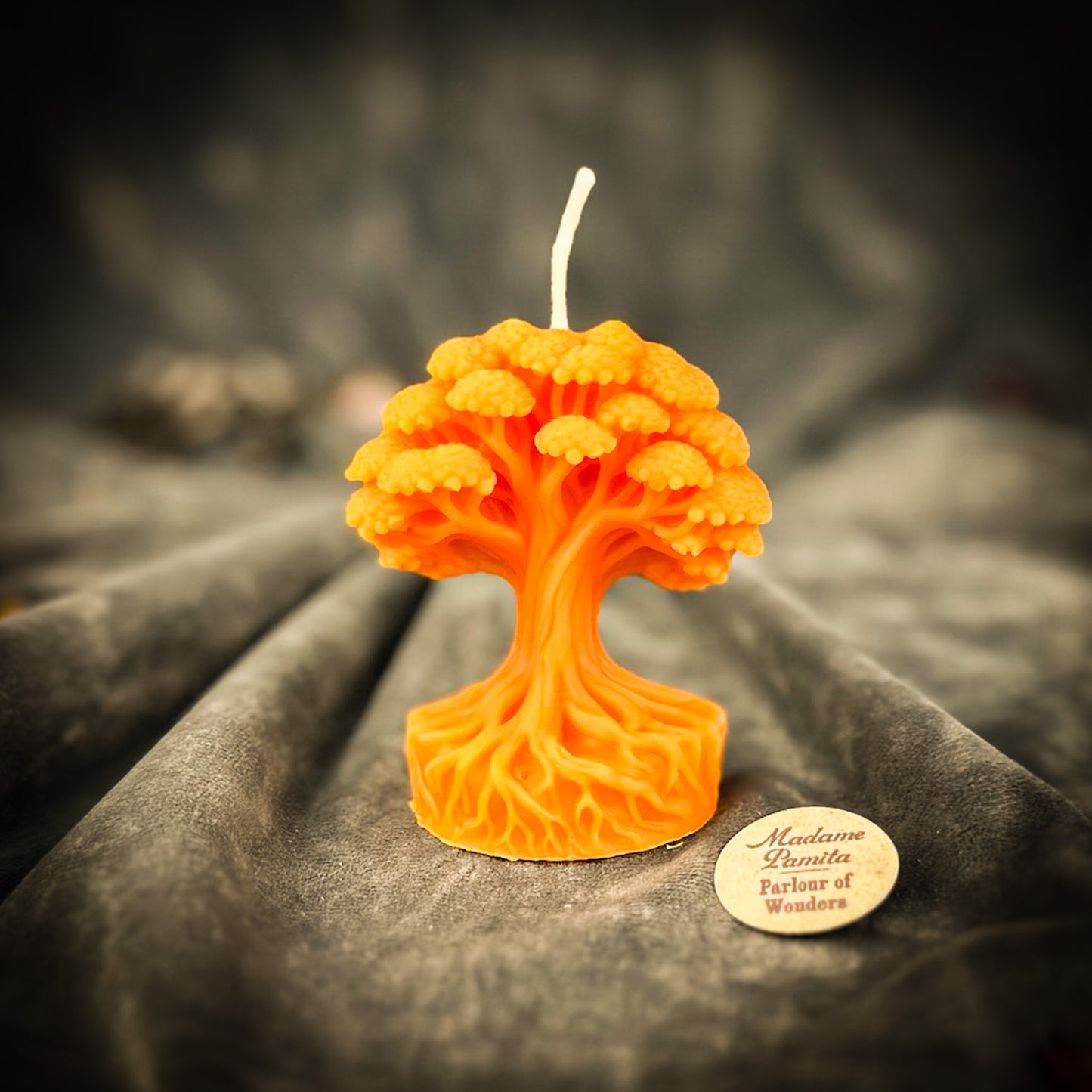 Beeswax Shamanic World Tree Spell Candle