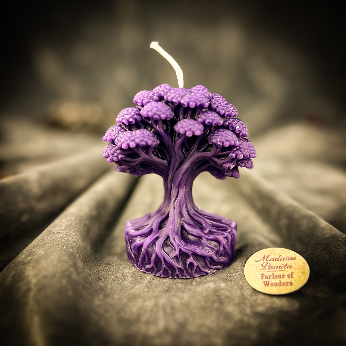 Beeswax Shamanic World Tree Spell Candle