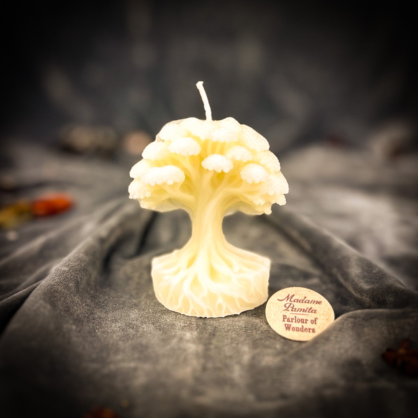Beeswax Shamanic World Tree Spell Candle