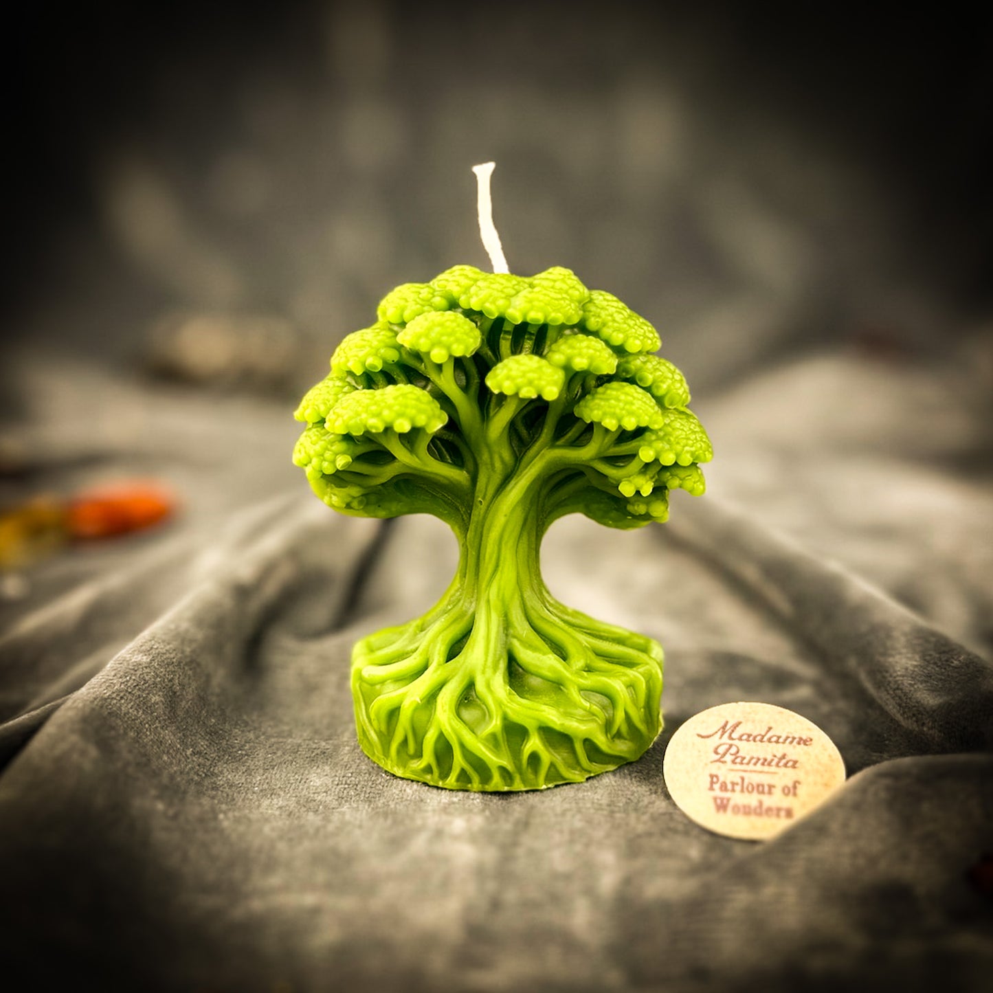 Beeswax Shamanic World Tree Spell Candle