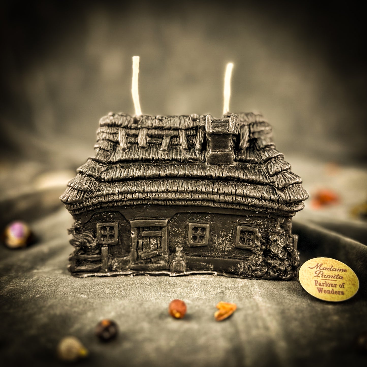 Black Slavic Khata Family Blessing Candle